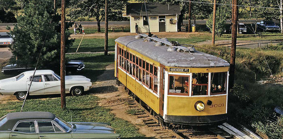 Connecticut Company trolley #3001