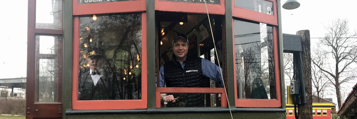 Guest Motorman Day at the Conneticut Trolley Museum